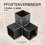 Post connector 70x70 mm
